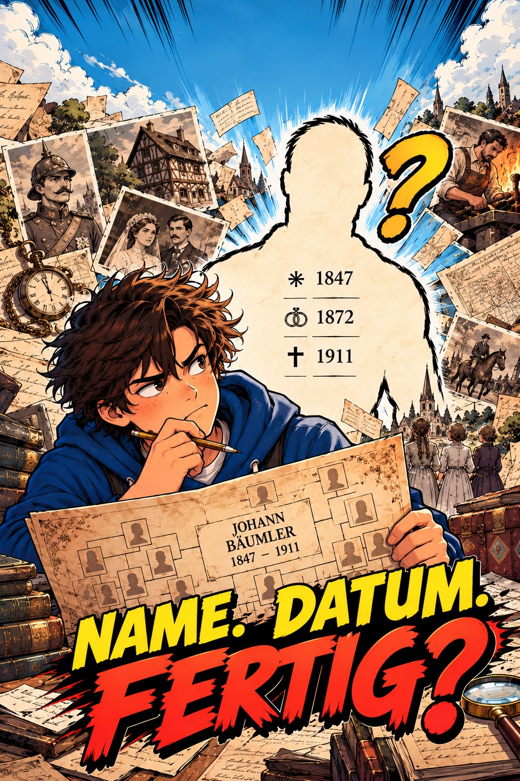 post a name, a date, ready